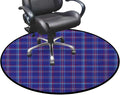 Multicolor Round Rug Nursery Rug for Bedroom Playroom Non Slip Educational Playmat Round Circle Carpet Old Fashioned Scottish Tartan Country Style Diameter 47.2 in