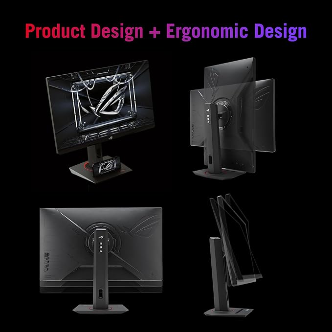 ASUS ROG Strix 25” (24.5” viewable) Esports Gaming Monitor (XG259QNS) - Full HD 380Hz 0.3ms Fast IPS Extreme Low Motion Blur Sync FreeSync Premium DisplayWidget Ergonomic 3 yr Warranty