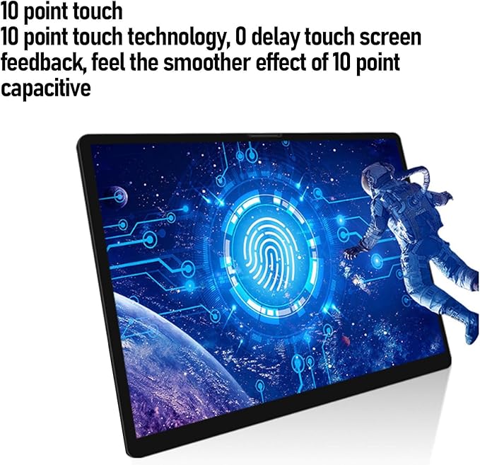 Portable Monitor 11.6 2.5K 120Hz FHD Touchscreen Built in Speakers Multimedia Interface Second External Screen for Laptop PC