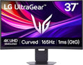 LG 37G800A-B 37-Inch Ultragear 4K UHD (3840 x 2160) Curved Gaming Monitor 165Hz 1ms FreeSync Premium Pro DisplayHDR 600 HDMI 2.1 DisplayPort USB Type-C Tilt/Height/Swivel Stand Black