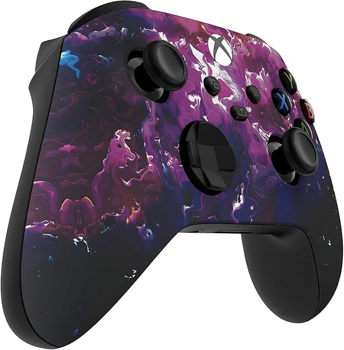 Custom Controllerzz Wireless Controller for Microsoft Xbox Series X/S &amp Xbox One - Custom Soft Touch Feel - Custom Xbox Series X/S Controller (X/S Purple Magma)
