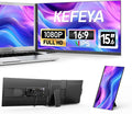 KEFEYA Laptop Screen Extender 15.6 FHD 1080P IPS Portable Monitor for Laptop Plug and Play Dual Monitor Extender for 13-17.3 Laptops Compatible with MAC Windows Android Linux Chrome