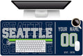 ANTKING Seattle Mouse Pad Custom Name and Number Desk Pad for Men Women Youth Gifts