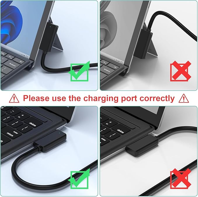 Docking Station Ms Triple Display (2 HDMI 4K+VGA) Dock Accessories for Sf Pro 9/8/X/7/6/5/4/3 Book 3/2/1Laptop go/5/4/3/2