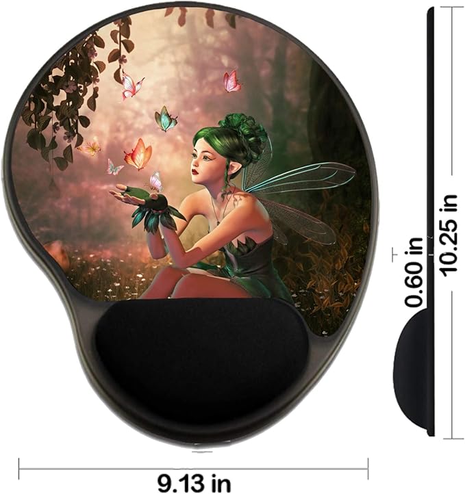 MSD Mousepad Wrist Rest Protected Mouse Pads Mat with Wrist Support IMAGE ID: 28921346 3D computer graphics of a fairy a