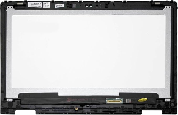 LCDOLED Replacement 13.3 inches B133HAB01.0 NV133FHM-A11 FullHD LCD Display Touch Screen Digitizer Assembly with Bezel for Dell Inspiron 13 5368 i5368 5378 i5378 5379 i5379 CD3Q3C2 (2D Webcam Holes)