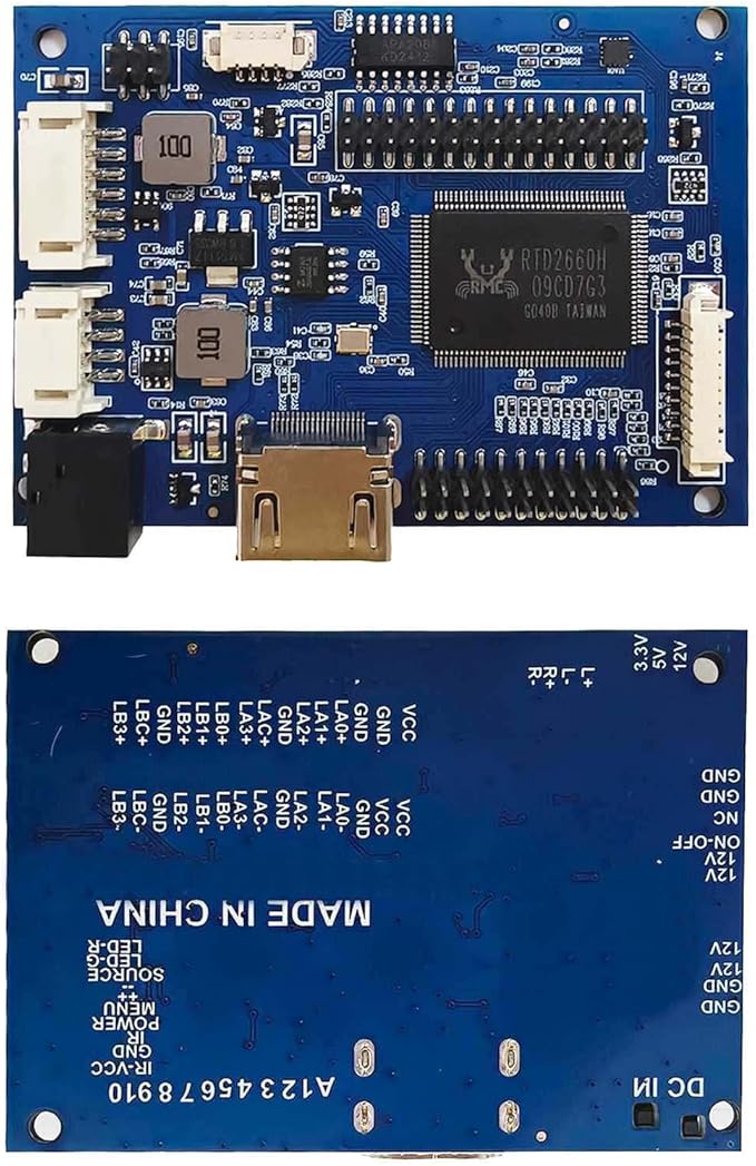 7 800x600 CLAA070MA0ACW Resistive Touch LCD Display with H/D Audio Controller Board