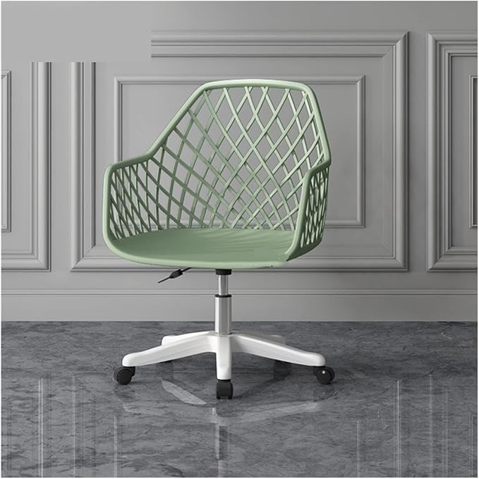 Adjustable Office Computer Chair with Armrest Backrest Office Chairs Armchair Computer Chair Office Furniture Lift Swivel Gamer Chair(Green)