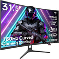 KTC 32 Inch Curved Gaming Monitor 2K 180Hz Computer Monitor Up to 185Hz QHD 1500R PC Monitor 1ms with Adaptive Sync DisplayPort/HDMI/USB VESA Wall Mount Tilt Adjustable H32S5