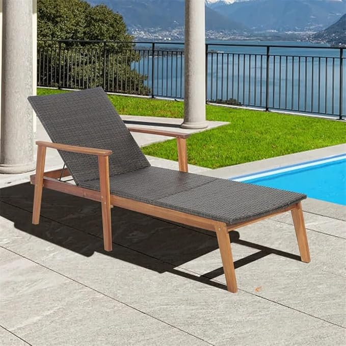 Office Chair Gaming Chair Computer Chair 2 Piece Chair Recliner Recliner Adjustable Acacia Wood