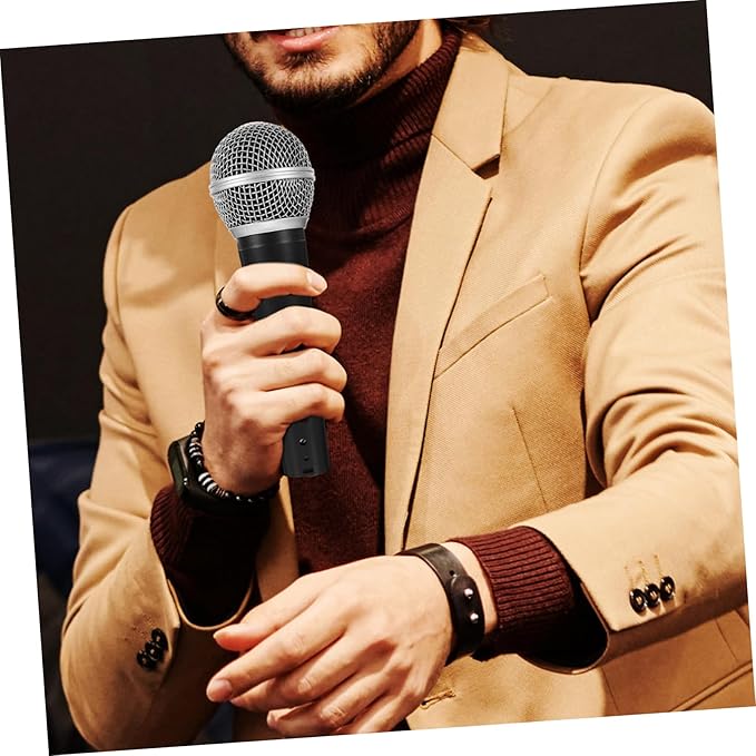 Kisangel Professional Dynamic Wired Vocal Mic for KTV and Stage Performance Handheld Microphone with Cable and Clip