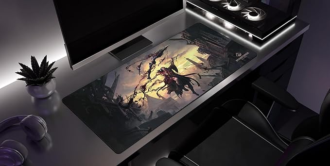 Blood Mage - Path of Exile 2 Gaming Desk Mat – Large Extended Mouse &amp Keyboard Pad