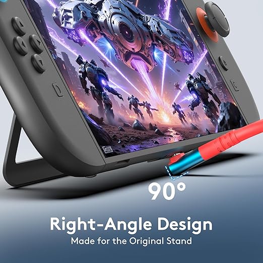 JEMDO Switch 2 Right Angle HDMI Cable Dock Station4K@144Hz 48Gbps USB C to HDMI 2.1 6.6 ft100W PDPortable Travel TV Adapter Cord Compatible with Nintendo Switch 2 (Only Below V21.0.0) /2017/OLED