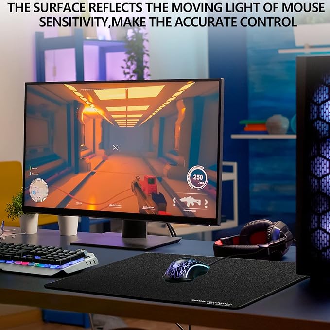 X-Raypad Aqua Control 2 Gaming Mouse Pad Ultra-High Precision Mouse Pad with Perfect Speed and Control Capability Consistent X and Y Glide Designed for Fps Players with Low DPI Requirements