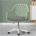 Adjustable Office Computer Chair with Armrest Backrest Office Chairs Armchair Computer Chair Office Furniture Lift Swivel Gamer Chair(Green Cushion)