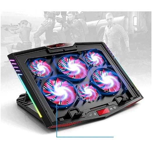 Notebook Computer Cooling Pad Silent Fan Water Power Supply Horizontal Adjustable Mounting Bracket