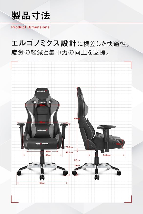 エーケーレーシング(Akracing) Pro-X V2 Gaming Chair Blue