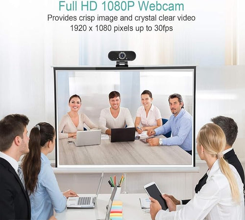 1080P HD mini Webcam with Microphone USB Port Support for Laptop Desktop Computers Suitable for Real-time Video conferencing
