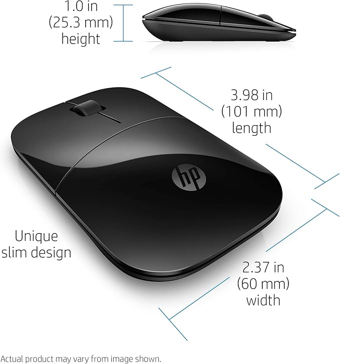 HP Wireless Mouse Z3700 (26V63AA#ABL Black)