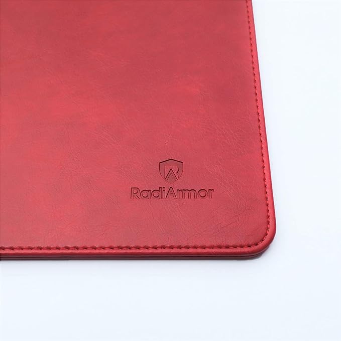 RF Reducing Laptop and Surface Pad – RF Blocking Liner Reduces High Frequency Radio and Electric Fields by 99% (Red)