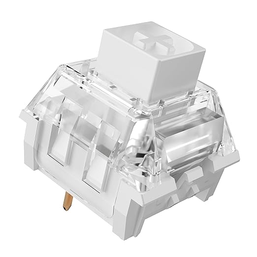 Kailh Box White Pro Switches for mx Mechanical Keyboard3-Pin Thick Clicky/Firm Response/Gaming/RGB/Crisp Sound Switches(Box White Pro 108pcs)