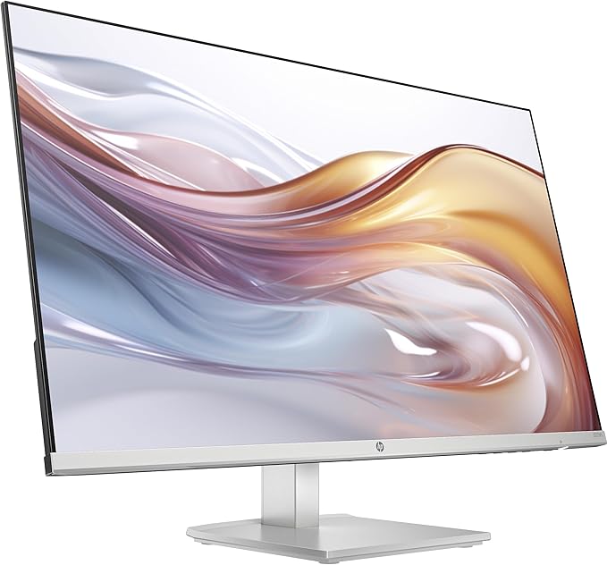 HP Series 5 527sh 27 FHD Height Adjust Monitor Refresh Rate 100Hz Response time 5ms GtG Contrast Ratio 1500:1 Edge-lit Flicker Free Anti-Glare HDMI VGA - 94C50AA (Renewed)