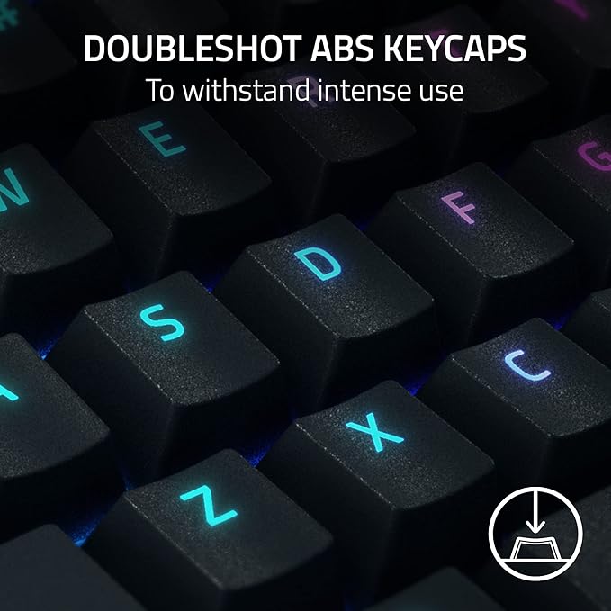 Razer BlackWidow V4 Pro Wired Mechanical Gaming Keyboard: Orange Switches Tactile &amp Quiet - Doubleshot ABS Keycaps - Command Dial - Chroma RGB - Magnetic Wrist Rest - Snap Tap