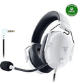Razer BlackShark V2 X Xbox Gaming Headset: 50mm Drivers - Cardioid Mic - Lightweight - Comfortable Noise Isolating Earcups - for Xbox Series X Series S PS5 PC Switch via 3.5mm Audio Jack - White