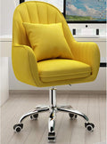 Office Chair Gaming Chair Computer Chair Adjustable Swivel Chair Modern Mid-Back Desk Chair Armchair for Executive Living BedroomUpholstered Computer Chair with ArmrestHome Velve