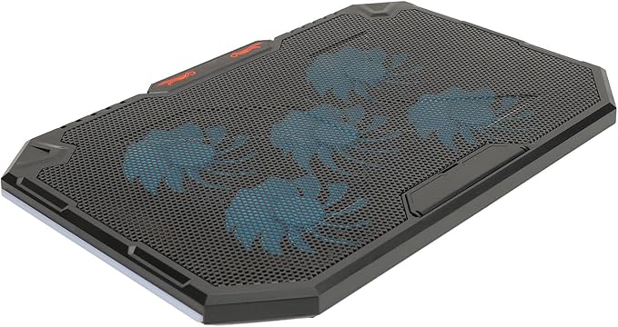 aqxreight Laptop Cooling Pad with 5 Fans for Efficient Heat Dissipation and Height Featuring RGB Lighting for 13 to 17 Inch Notebooks
