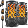 Upgraded Outdoor Bluetooth Speakers with Lights IPX6 Waterproof Flame Atmosphere Outdoor Speaker Auto-Pairing Multi-Sync up to 100 Speakers Cool Tech Gadget Gifts for Men Women Patio Garden Party