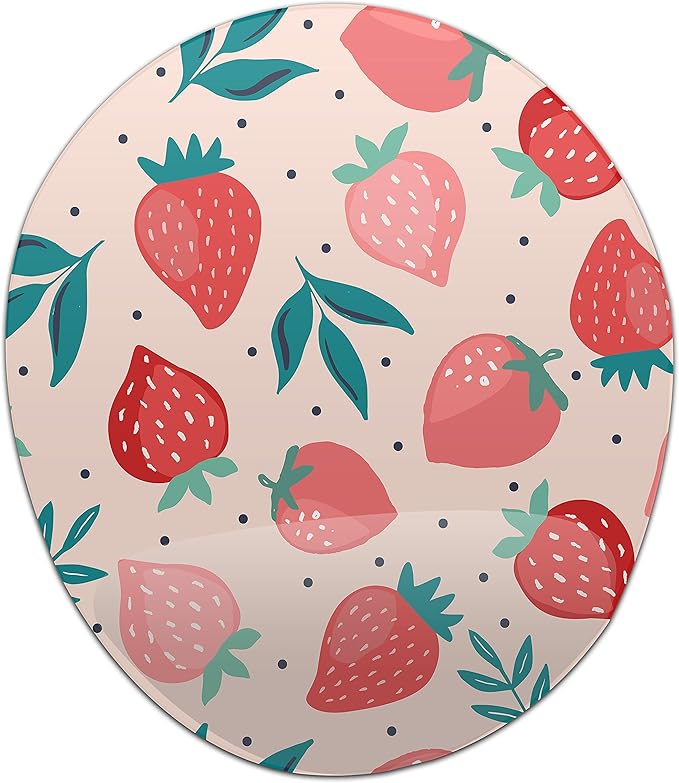 Ergonomic Mouse Pad with Wrist Rest Digital Printed Mouse Mat for Tendon Sheath Problems Non-Slip Base for Office and Home Size: 20 x 23 cm
