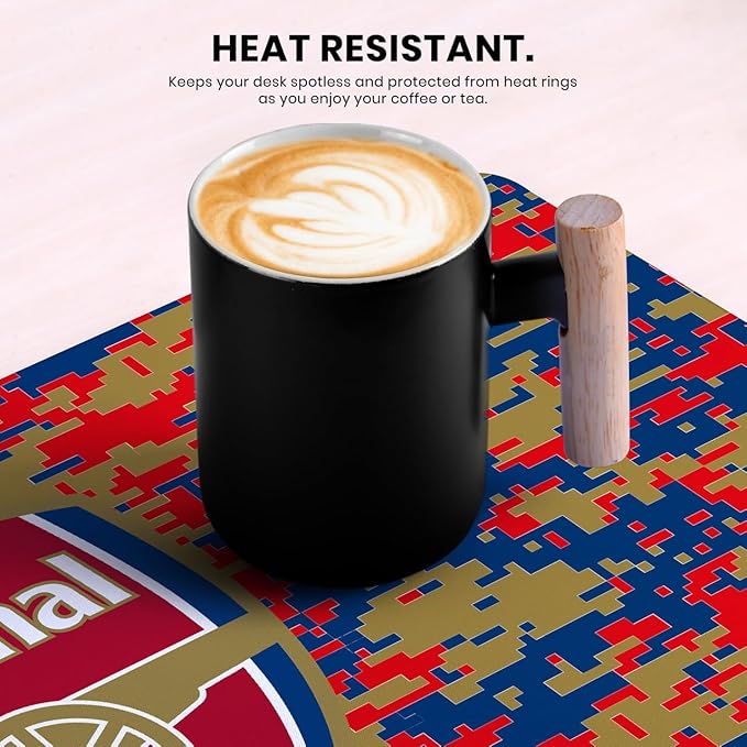 Head Case Designs Officially Licensed Arsenal FC Digital Camou Crest Logo &amp Patterns 23.62 x 11.81 x 0.12 inches (600 x 300 mm) - L Gaming Office Desk PC Keyboard Mouse Mat Pad
