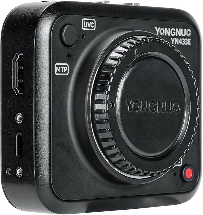 YONGNUO YN433 II 4K Live Streaming Camera w/ 12-35mm F2.8-4M Lens Interchangeable M43 Micro Four Thirds Support Android System for Panasonic LUMIX Professional Camera Lens