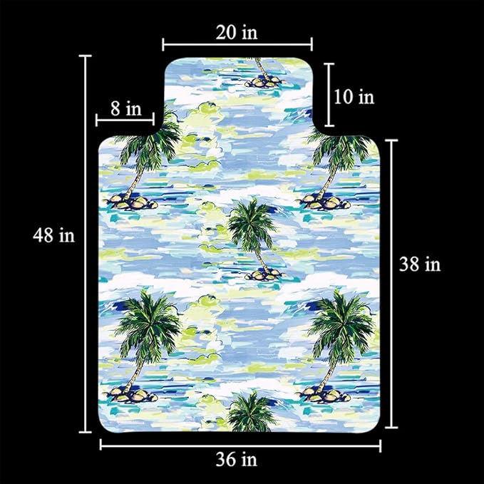 Custom Gaming Chair Mat Design Your Own Desk Mat for Rolling Chair and Computer Desk Surface Polyester &amp Rubber Back 36 X 48 with Lip Rectangle Chair Carpet Peru