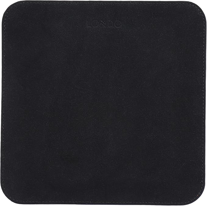 Londo Leather Mouse Pad with Wrist Rest – Ergonomic Support Non-Slip Base Smooth Surface