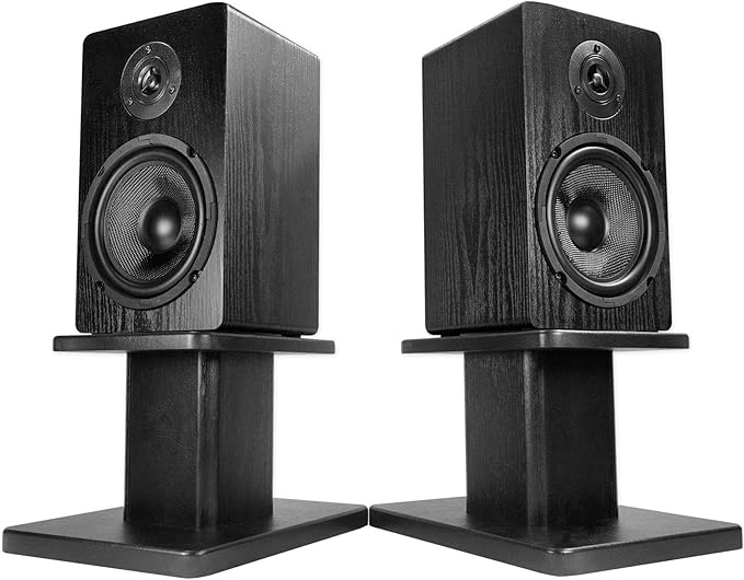 Pair Rockville RHT8G Computer/Bookshelf Desktop Speaker/Studio Monitor Stands