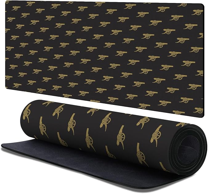 Head Case Designs Officially Licensed Arsenal FC Gunners Crest Logo &amp Patterns 37.4 x 15.75 x 0.16 inches (900 x 400 mm) - XL Gaming Office Desk PC Keyboard Mouse Mat Pad