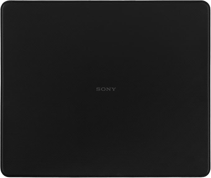 Sony INZONE Mat-F Control-Type Large Cloth Gaming Mousepad Thick 6mm Cushion High Friction 480x400mm Edge Stitched SlimFlex Non-Slip Rubber Base Developed with Fnatic