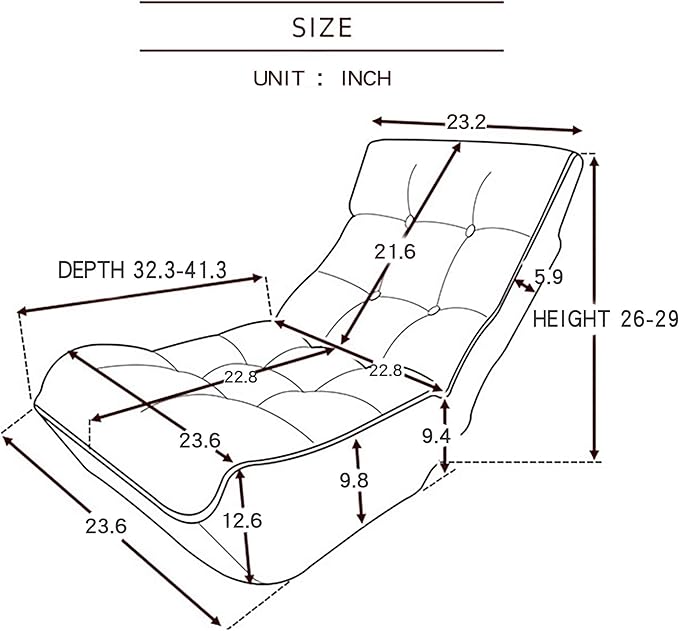 360° Swivel Floor Gaming Chair Floor Chair 14 Adjustable Head Segments 3 Waist Segments Ergonomic Recliner for Gaming Reading Living Room Includes Footrests (Cement Grey)