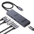 UGREEN Revodok USB-C Hub 4K@60Hz Video Adapter 10Gbps 2×USB-A 3.2 + 2×USB-C 3.2 100W PD USB Hub Splitter Compatible with Portable Monitor MacBook Pro/Air iPad Pro Steam Deck Dell XPS