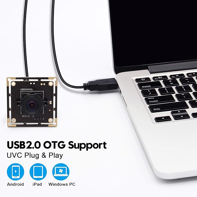 SVPRO 5MP USB Camera Module for 3D Printer Without Distorition Aptina MI5100 Sensor High Color SaturationUSB Plug and Play for PCLaptop