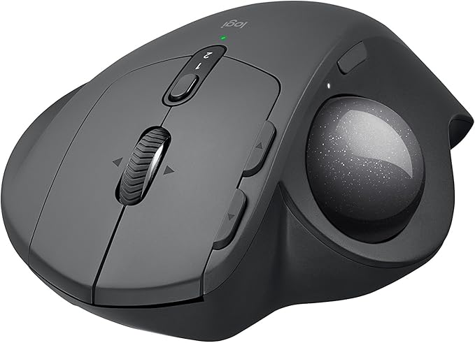 logitech MX ERGO Advanced Wireless Trackball for Windows PC and Mac (Renewed)