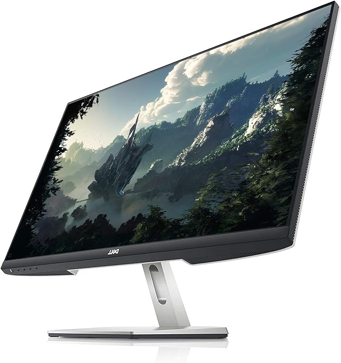 Dell 27-inch QHD 1440p (2560 x 1440) IPS Ultra-Thin Bezel Monitor 75Hz Refresh Rate ADM FreeSync HDMI DisplayPorts Built in Speakers VESA Certified Sliver
