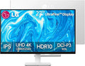 LG 27 inch 4K UHD (3840x2160) IPS Monitor 60Hz Dynamic Action Sync Black Stabilizer HDR10 Reader Mode and Flicker Safe Anti-Glare OnScreen Control HDMI &amp DisplayPort Tilt Adjustable Whit
