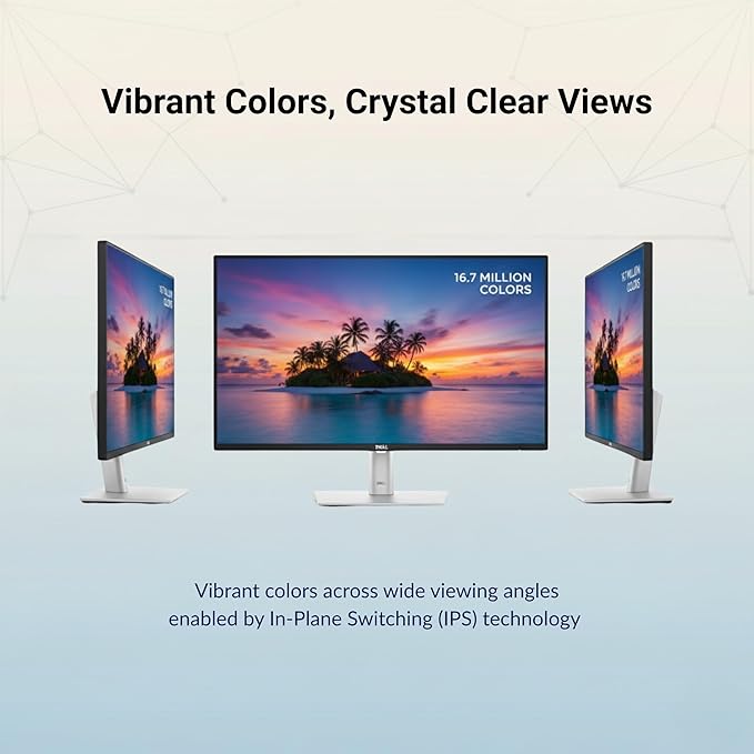 Dell P2425H Computer Monitor Screen 24 16:9 IPS Display with Stand - 100Hz Full HD 1920 x 1080 with DisplayPort HDMI USB 3.0 Upstream &amp Power Cable - New