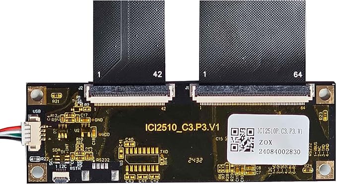 24 inch 1920x360 DV240FBM-NB0 IPS Capacitive Touch Sensor Panel Stretched Bar LCD Screen and USB SD Card Board