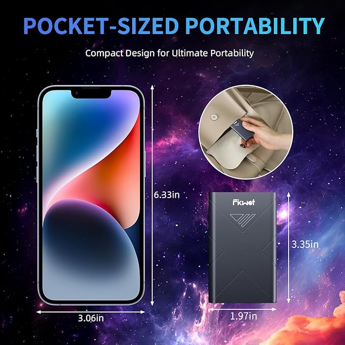 2TB External SSD Portable SSD Up to 2000MB/s USB 3.2 Gen2x2 External Solid State Drives Compatible with Smart TV PS5/PS4(Pro) iPhone 15/16 Xbox Mac &amp Windows and Other Devices(FP80)