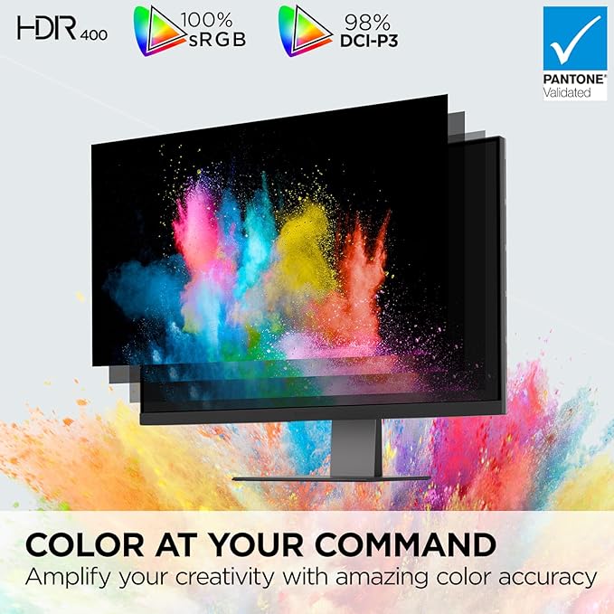 ViewSonic VP3276T-4K 32 Inch 4K UHD IPS Docking Monitor with Thunderbolt 4 Advanced Ergonomics 100% sRGB Rec 709 Pantone Validated USB C HDMI and DisplayPort Inputs for Home and Office