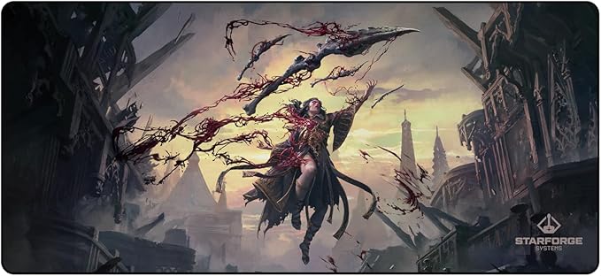 Blood Mage - Path of Exile 2 Gaming Desk Mat – Large Extended Mouse &amp Keyboard Pad